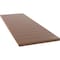 Ekena Millwork True Fit PVC Horizontal Slat Modern Style Fixed Mount Shutters, Burnt Toffee, 12W x 44H, PR TFP001HZ12X044BT - alternate 13